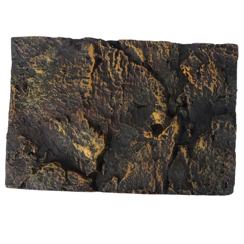 HOUDERCO Reptilien Terrarium Hintergrundplatte aus Pu Material Dekoratives Schildkröten Gehege Zubehör Großes Aquarium Hintergrundboard für Wand Tv Wohnzimmer und Küche Einfach zu von HOUDERCO