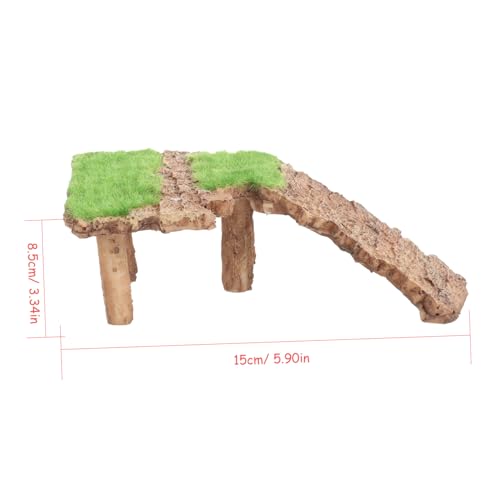 HOUDERCO Resin Schildkröten Sonnenplattform für Aquarium Langlebige Sichere Reptilien Kletter Ruheplattform Realistische Steinoptik Geeignet für Wasserschildkröten und Andere Kleine von HOUDERCO