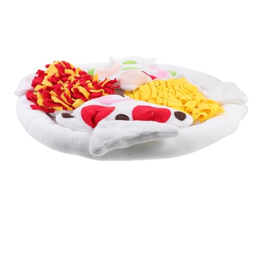 HOUDERCO Pet Sniff Mat Pizza-Form Interaktive Futtertrainingsmatte Für Hunde Und Katzen Fördert Natürliche Schnüffel Und Suchfähigkeiten Stressreduzierend Waschbar Und Langlebig HOUDERCO Pet Sniff Mat Pizza-Form Interaktive Futtertrainingsmatte Für Hunde Und Katzen Fördert Natürliche Schnüffel Und Suchfähigkeiten Stressreduzierend Waschbar Und Langlebig von HOUDERCO