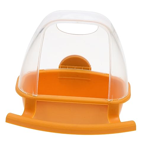 HOUDERCO Spritzfester Vogelfutterbehälter aus Transparente Futterstation für Papageien und Kleine Wildvögel Langlebig Verwenden von HOUDERCO