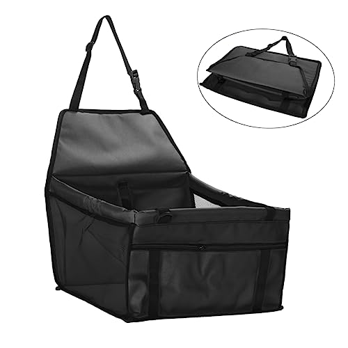 HOUDERCO Tragbarer Hund Autositz Sicherheitsreisetasche für Haustiere Verstellbarer Gurt Geeignet für Rück und Vordersitz Schwarz HOUDERCO Tragbarer Hund Autositz Sicherheitsreisetasche für Haustiere Verstellbarer Gurt Geeignet für Rück und Vordersitz Schwarz von HOUDERCO