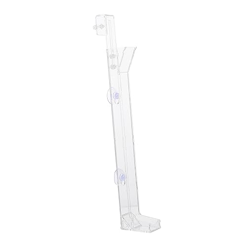 HOUDERCO Transparente Futterröhre für Fische Aquarium Fütterungsrohr aus Langlebigem für Rote Würmer Sole Garnelen und Kompakt Bedienen für Hobbyisten von HOUDERCO