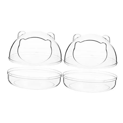 HOUDERCO Transparente Hamster Badeboxen Aus Kunststoff Praktischer Kleiner Badebehälter Für Haustiere Ideales Hamsterzubehör Pflegebadewannen Für Ihre Kleinen Nager HOUDERCO Transparente Hamster Badeboxen Aus Kunststoff Praktischer Kleiner Badebehälter Für Haustiere Ideales Hamsterzubehör Pflegebadewannen Für Ihre Kleinen Nager von HOUDERCO