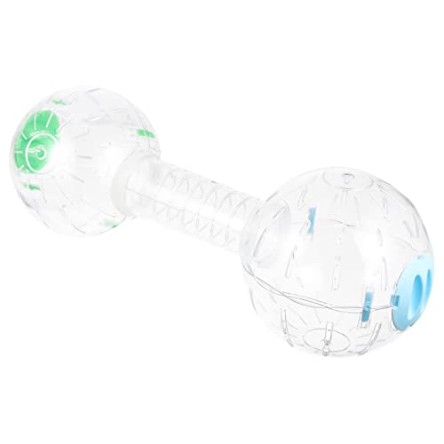 HOUDERCO Transparente Hamster Laufkugel Kreatives Haustierspielzeug für Hamster Mäuse und Kleine Fördert Bewegung und Spaß im Käfig von HOUDERCO