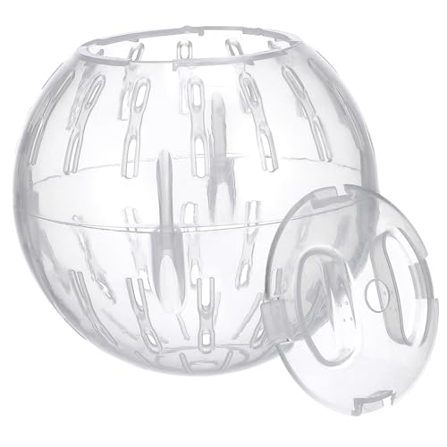 HOUDERCO Transparenter Hamster Gymnastikball Übungsball für Zwerghamster Kleintiere Sicher und Platzsparend Aktivität und Gesundheit HOUDERCO Transparenter Hamster Gymnastikball Übungsball für Zwerghamster Kleintiere Sicher und Platzsparend Aktivität und Gesundheit von HOUDERCO