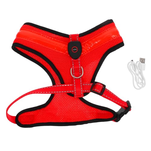 HOUDERCO USB Aufladbare LED Hundeweste Leuchtende Atmungsaktive Sicherheitsweste für Haustiere Sichtbare Sommerweste für Kleine und Mittlere Hunde Einfach Anzuziehen und Langlebig HOUDERCO USB Aufladbare LED Hundeweste Leuchtende Atmungsaktive Sicherheitsweste für Haustiere Sichtbare Sommerweste für Kleine und Mittlere Hunde Einfach Anzuziehen und Langlebig von HOUDERCO