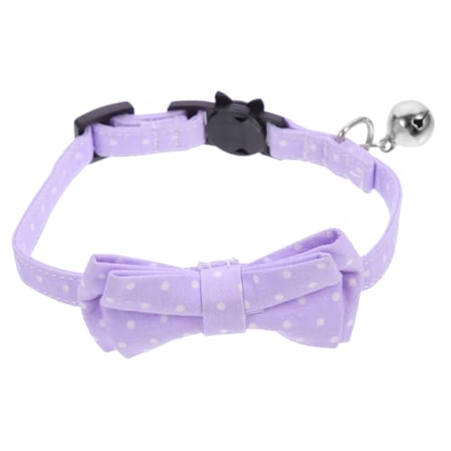HOUDERCO Verstellbarer Hundehalsband mit Bogen und Glocke Kostüm für Haustiere Weihnachten Valentinstag und Partys für Kleine und Katzen HOUDERCO Verstellbarer Hundehalsband mit Bogen und Glocke Kostüm für Haustiere Weihnachten Valentinstag und Partys für Kleine und Katzen von HOUDERCO