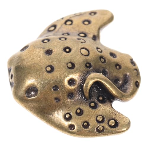 HOUDERCO Vintage Messing Teefigur Dekoration Antike Ray Fisch Statue Für Heimdekoration Rustikales Design Miniatur Brass Craft Figurine Künstlerisches Meeresleben Für Aquarien Und HOUDERCO Vintage Messing Teefigur Dekoration Antike Ray Fisch Statue Für Heimdekoration Rustikales Design Miniatur Brass Craft Figurine Künstlerisches Meeresleben Für Aquarien Und von HOUDERCO