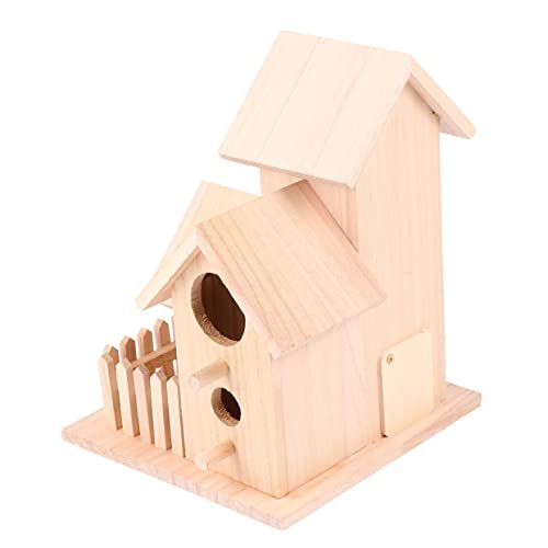 HOUDERCO Vogelhäuschen Aus Holz Mit DREI Räumen Großes Vogelnest Für Vögel Vogelzubehör Für Die Gartendekoration HOUDERCO Vogelhäuschen Aus Holz Mit DREI Räumen Großes Vogelnest Für Vögel Vogelzubehör Für Die Gartendekoration von HOUDERCO