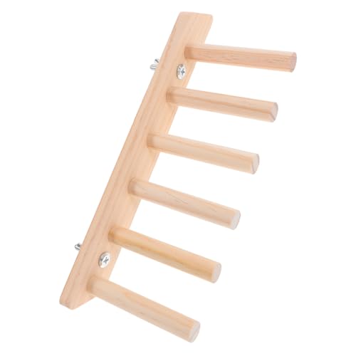 HOUDERCO Wandleiter Holz Katzenklimmsystem mit Halteplattform Wandmontiertes Katzenmöbel für Wohn und Schlafzimmer Strapazierfähige Konstruktion für Mehrere Katzen HOUDERCO Wandleiter Holz Katzenklimmsystem mit Halteplattform Wandmontiertes Katzenmöbel für Wohn und Schlafzimmer Strapazierfähige Konstruktion für Mehrere Katzen von HOUDERCO