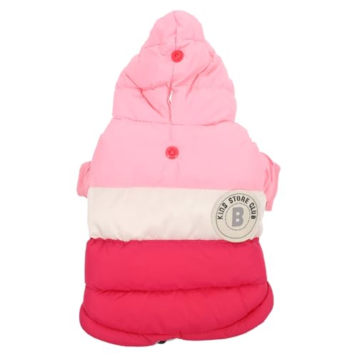 HOUDERCO Warmer Hundemantel mit Kapuze Winddicht und Leichter Baumwoll pet Coat für Kleine Hunde und Welpen Winterjacke für Chihuahua und Outdoor Schutz HOUDERCO Warmer Hundemantel mit Kapuze Winddicht und Leichter Baumwoll pet Coat für Kleine Hunde und Welpen Winterjacke für Chihuahua und Outdoor Schutz von HOUDERCO