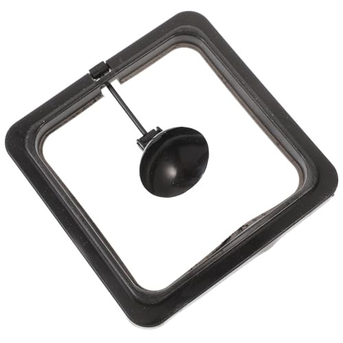 HOUDERCO Betta Fisch Tank Schwimmende Lebensmittel Kreis Fisch Fütterung Quadrat Feeder Aquarium Zubehör Schwarz Schwimmende Lebensmittel Tank Ornament von HOUDERCO
