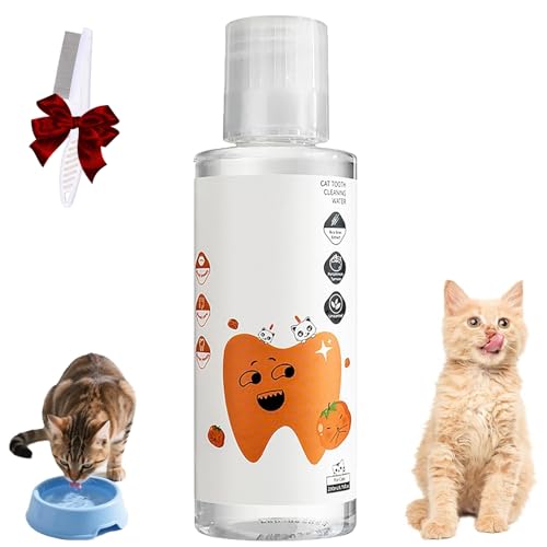 HOUXIANDOU Pawbright Plus, für Pawlife Plus, natürliche Zahnpflege für gesundes Zahnfleisch und frischen Atem, tägliche Anwendung für Hund und Katze (Katze) von HOUXIANDOU