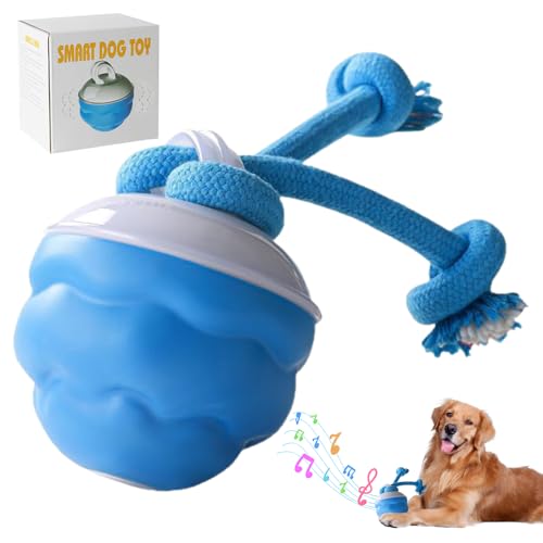 HOVCEH Interaktives Hundespielzeug für Langeweile, intelligentes und bissfestes bewegliches Hundespielzeug, automatischer interaktiver Hundeball, um sie zu beschäftigen, für Welpen/kleine/mittelgroße HOVCEH Interaktives Hundespielzeug für Langeweile, intelligentes und bissfestes bewegliches Hundespielzeug, automatischer interaktiver Hundeball, um sie zu beschäftigen, für Welpen/kleine/mittelgroße von HOVCEH