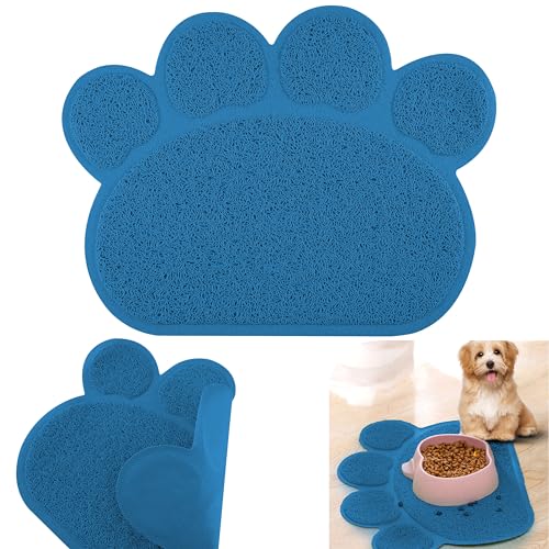 Blaue Haustier-Hundestreu-Matte, wasserdichte Haustiermatte, rutschfeste Matte für Welpen, wiederverwendbare Bodenmatte für alle Hunde, Haustier-Hundebedarf, Größe 40 cm von HOVUK