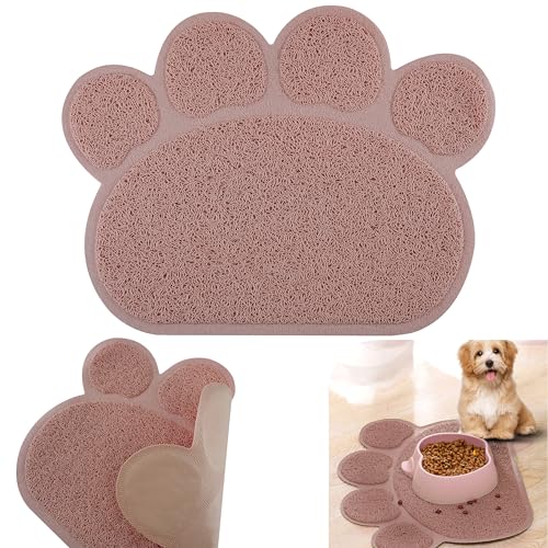 Hundepfotenformmatte – waschbare Gummimatte für Welpen, Hundematte, Zubehör zum Auffangen von Schmutz oder Sand und Sand von Pfoten, Größe 40 cm von HOVUK