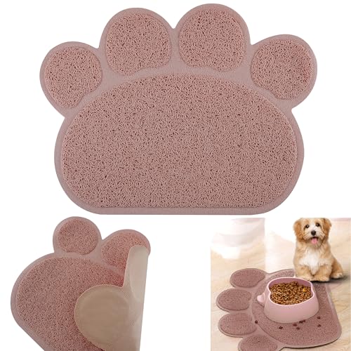 Hundepfotenformmatte – waschbare Gummimatte für Welpen, Hundematte, Zubehör zum Auffangen von Schmutz oder Sand und Sand von Pfoten, Größe 40 cm von HOVUK