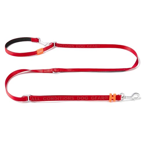 HOWGO 8-in-1 multifunktionale Hundeleine mit gepolstertem Griff, 2,5 m Nylon, verstellbare Länge, leichtes Luftfahrt-Aluminium, Crossbody-Taillenleine für Welpen, mittelgroße und große Hunde, Rot HOWGO 8-in-1 multifunktionale Hundeleine mit gepolstertem Griff, 2,5 m Nylon, verstellbare Länge, leichtes Luftfahrt-Aluminium, Crossbody-Taillenleine für Welpen, mittelgroße und große Hunde, Rot von HOWGO
