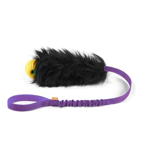 HOWGO Bungee-Chaser-Spielzeug für Hunde, 100% Schaffell, Bungee-Chaser-Spielzeug, Seil-Fogy, Zerrspielzeug für alle Rassen von HOWGO