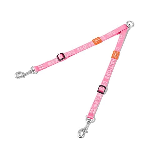 HOWGO Doppelte Hundeleine, kein Verheddern, um 360 ° drehbar, verstellbare zwei gepolsterte Griffe, Doppel-Clip, für kleine und mittelgroße Rassen, Rosa, 7,6 x 2,4 m HOWGO Doppelte Hundeleine, kein Verheddern, um 360 ° drehbar, verstellbare zwei gepolsterte Griffe, Doppel-Clip, für kleine und mittelgroße Rassen, Rosa, 7,6 x 2,4 m von HOWGO