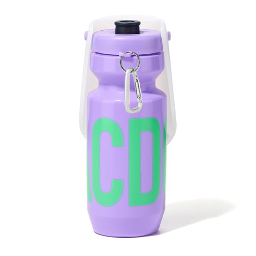 Howgo Hundewasserflasche, tragbarer Reisewasserflaschenspender für Hunde, super leicht, auslaufsichere Flaschen für Haustiere im Freien, Wandern, Reisen (lila, 595.3 g) (lila, 595.3 g) (lila, 595.3 g) von HOWGO
