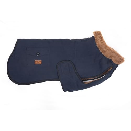 HOWLIDAYS CO. Sedona Dawn Hundewinterjacke für mittelgroße und große Hunde – Warmer Hundemantel mit Sherpa-Fleece-Futter | Canvas-Hundemantel für kaltes Wetter | Baumwoll-Hundewinterbekleidung | XXS von HOWLIDAYS CO.