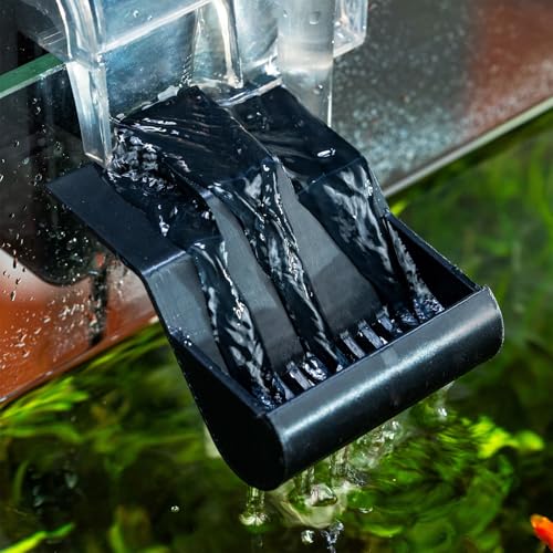 Aquarium-Filterleitblech, Aquarium-Zubehör, hilft eine ruhige Wasseroberfläche zu erhalten und den Wasserfluss zu verlangsamen, Aquarium-Filterdurchflussregler, geeignet für die meisten Hängefilter (6 von HOZOE