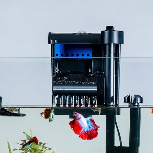 Aquarium-Filterleitblech, Aquarium-Zubehör, hilft eine ruhige Wasseroberfläche zu erhalten und den Wasserfluss zu verlangsamen, Aquarium-Filterdurchflussregler, geeignet für die meisten Hängefilter (8 von HOZOE