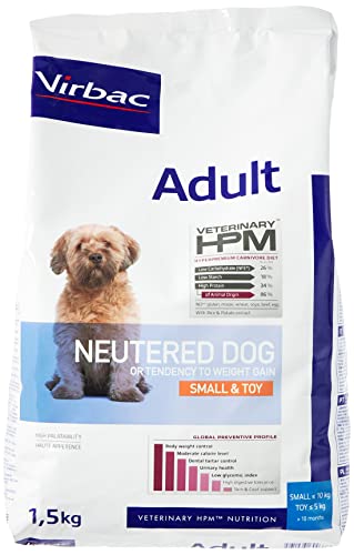 VIRBAC HPM Canine Adult NEUTERED SMALL Toy 1,5KG von Veterinary HPM Virbac