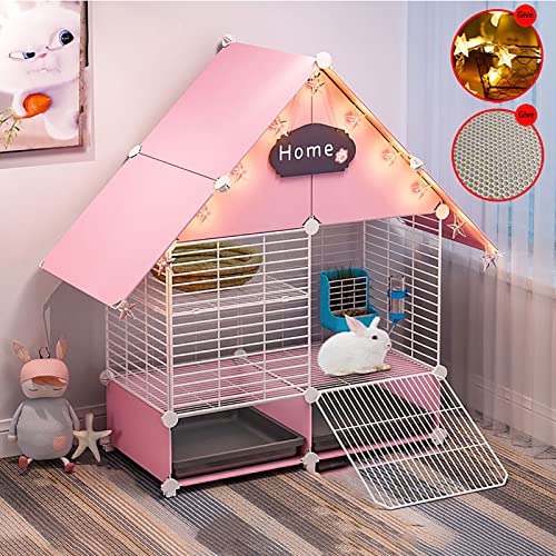 Gemütlicher Haustierkäfig, Schwarzes Abs-Tablett, Welpenkäfig, Katzenkäfig Für Den Innenbereich, Laufstall Mit Sockel, Schiebetür Mit Riegel, Haken Für Einfach,Pink-72x37x89CM Gemütlicher Haustierkäfig, Schwarzes Abs-Tablett, Welpenkäfig, Katzenkäfig Für Den Innenbereich, Laufstall Mit Sockel, Schiebetür Mit Riegel, Haken Für Einfach,Pink-72x37x89CM von HPTHLY