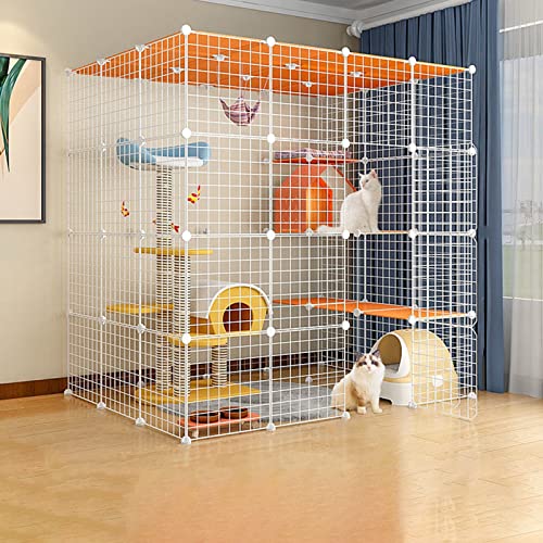 Großer, Tragbarer Meerschweinchenkäfig Für Den Innenbereich, Haustierkäfige Für Kleintiere, Zusammenklappbarer Haustierkäfig, Extra Groß Mit Fußpolster Aus Harz,White-109 * 109 * 144cm Großer, Tragbarer Meerschweinchenkäfig Für Den Innenbereich, Haustierkäfige Für Kleintiere, Zusammenklappbarer Haustierkäfig, Extra Groß Mit Fußpolster Aus Harz,White-109 * 109 * 144cm von HPTHLY