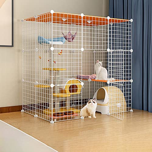 Großer, Tragbarer Meerschweinchenkäfig Für Den Innenbereich, Haustierkäfige Für Kleintiere, Zusammenklappbarer Haustierkäfig, Extra Groß Mit Fußpolster Aus Harz,White-109 * 74 * 109cm Großer, Tragbarer Meerschweinchenkäfig Für Den Innenbereich, Haustierkäfige Für Kleintiere, Zusammenklappbarer Haustierkäfig, Extra Groß Mit Fußpolster Aus Harz,White-109 * 74 * 109cm von HPTHLY