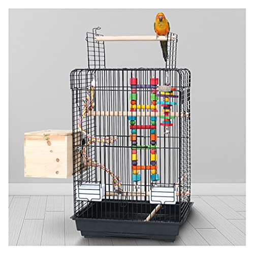 Großer Papageien-Vogelkäfig, Metallkäfig-Oberteil, Papageienständer, Großes Haustierspielzeug Mit Futterspender, Geeignet Für Große Vögel, Sittiche, Kanarienvög, Großer Papageien-Vogelkäfig, Metallkäfig-Oberteil, Papageienständer, Großes Haustierspielzeug Mit Futterspender, Geeignet Für Große Vögel, Sittiche, Kanarienvög, von HPTHLY