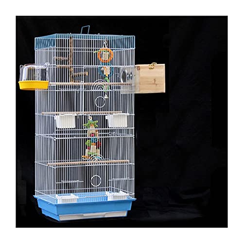 Großer Papageienkäfig Mit Futterständerstange Und Käfig Für Vogelschwärme, Finken, Tauben, Sittiche, Vogelkäfig, Grün-A, Grün-A,Blue-D Großer Papageienkäfig Mit Futterständerstange Und Käfig Für Vogelschwärme, Finken, Tauben, Sittiche, Vogelkäfig, Grün-A, Grün-A,Blue-D von HPTHLY