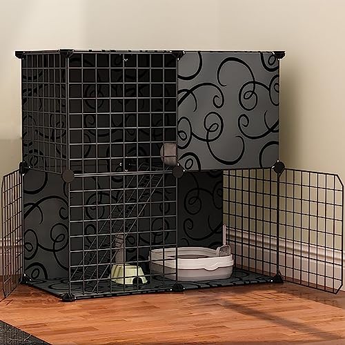 Katzenkäfig, DIY-Katzenlaufstall, Haustierkäfig, Drahtzwinger, Katzenbox, Leicht Zu Montierende Katzenzucht, Geeignet Für Welpen, Kätzchen, Meerschweinchen, FR,75 * 39 * 75cm/30 * 15 * 30in Katzenkäfig, DIY-Katzenlaufstall, Haustierkäfig, Drahtzwinger, Katzenbox, Leicht Zu Montierende Katzenzucht, Geeignet Für Welpen, Kätzchen, Meerschweinchen, FR,75 * 39 * 75cm/30 * 15 * 30in von HPTHLY