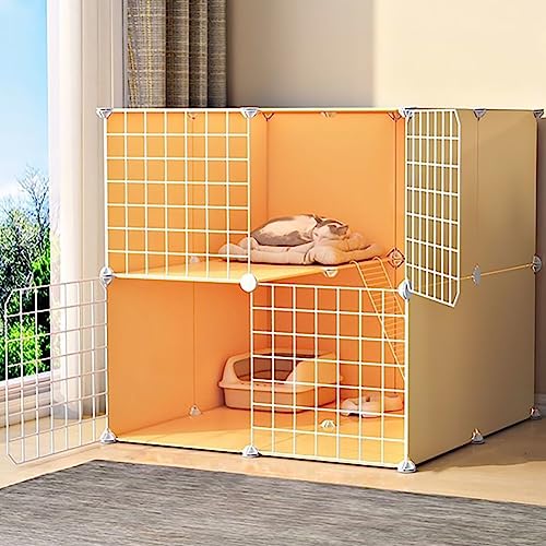 Katzenkäfig, DIY-Katzenlaufstall, Haustierkäfig, Drahtzwinger, Katzenbox, Leicht Zu Montierende Katzenzucht, Geeignet Für Welpen, Kätzchen, Meerschweinchen, FR,75 * 75 * 75cm/30 * 30 * 30in Katzenkäfig, DIY-Katzenlaufstall, Haustierkäfig, Drahtzwinger, Katzenbox, Leicht Zu Montierende Katzenzucht, Geeignet Für Welpen, Kätzchen, Meerschweinchen, FR,75 * 75 * 75cm/30 * 30 * 30in von HPTHLY