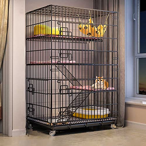 Katzenzwinger Für Draußen, Katzenkäfig, Laufstall, Katzengehege Auf Rädern, Katzenkäfig Aus Metall Für Kätzchen, Kleintiere, Stall, Übergroße Katzenvilla – Für,70x50x112cm Katzenzwinger Für Draußen, Katzenkäfig, Laufstall, Katzengehege Auf Rädern, Katzenkäfig Aus Metall Für Kätzchen, Kleintiere, Stall, Übergroße Katzenvilla – Für,70x50x112cm von HPTHLY