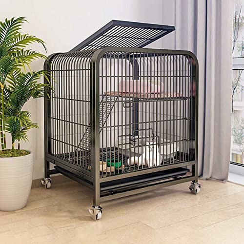 Katzenzwinger Für Draußen, Katzenkäfig, Laufstall, Katzengehege Auf Rädern, Metallkäfig Für Kätzchen, Kleintierstall, Übergroße Katzenvilla – Für Kleintiere, We,60X45X66CM Katzenzwinger Für Draußen, Katzenkäfig, Laufstall, Katzengehege Auf Rädern, Metallkäfig Für Kätzchen, Kleintierstall, Übergroße Katzenvilla – Für Kleintiere, We,60X45X66CM von HPTHLY