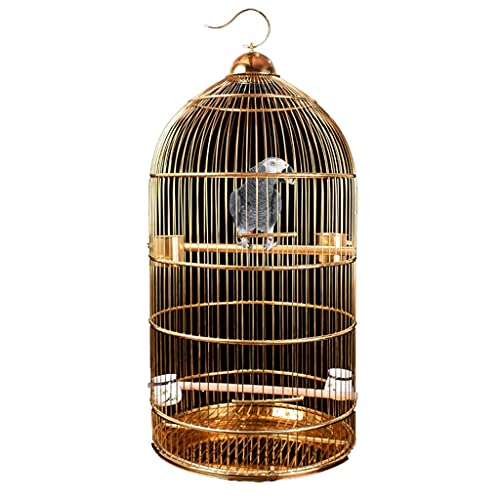Luxuriöser Vogelkäfig Im Europäischen Stil, Großer Edelstahl, Runder Käfig, Papageienkäfig Für Mittelgroße Und Große Vögel Oder Als Hoteldekoration, Vogelkäfig, Luxuriöser Vogelkäfig Im Europäischen Stil, Großer Edelstahl, Runder Käfig, Papageienkäfig Für Mittelgroße Und Große Vögel Oder Als Hoteldekoration, Vogelkäfig, von HPTHLY