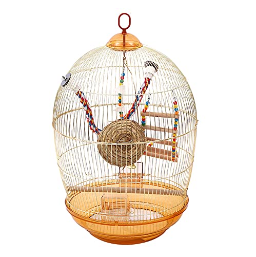 Vogelkäfige Vogelträger Mit Goldener Beschichtung, Vogelkäfig Aus Edelstahl Mit Griff Und Zubehör, Atmungsaktiver Reisekäfig Für Besonders Kleine Finken, Vogelt, Vogelkäfige Vogelträger Mit Goldener Beschichtung, Vogelkäfig Aus Edelstahl Mit Griff Und Zubehör, Atmungsaktiver Reisekäfig Für Besonders Kleine Finken, Vogelt, von HPTHLY