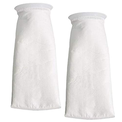 2 Stück 10 Micron 4 Zoll Ring von 15 Zoll lang Filzfiltersocken - Filterbeutel aus flüssigem Stoff (10 Mikron / um 4 "Ring) von HRTFILTERS