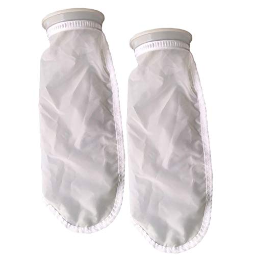 HRTFILTERS Nylon-Mesh-Filtersocken, 10,2 cm Ring, 400 Mikrometer, 38,1 cm lang, Aquarium-Wasserfilterbeutel, 2 Stück (400 Mikrometer, 10,2 x 38,1 cm) HRTFILTERS Nylon-Mesh-Filtersocken, 10,2 cm Ring, 400 Mikrometer, 38,1 cm lang, Aquarium-Wasserfilterbeutel, 2 Stück (400 Mikrometer, 10,2 x 38,1 cm) von HRTFILTERS