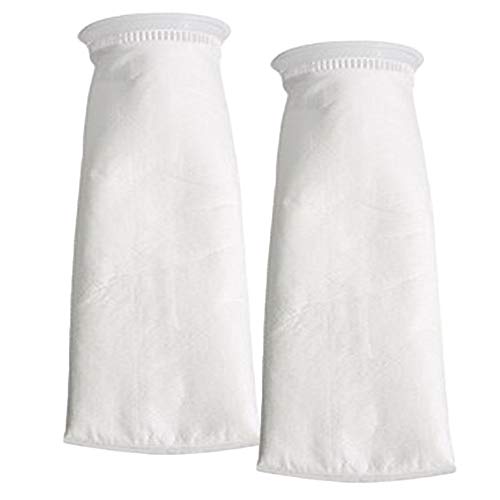 HRTFILTERS Filtersocken aus Filz, 50 Mikron, 10,2 cm, 10,2 cm lang, Filterbeutel aus Flüssiggewebe, 2 Packungen (50 Mikron/um 10,2 cm Ring) von HRTFILTERS