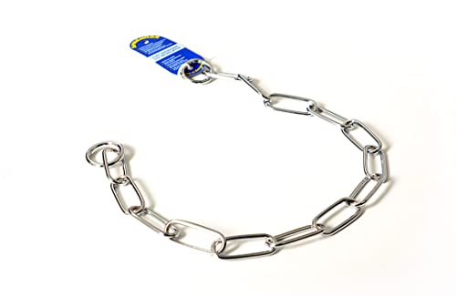 HS Sprenger Grundlegende Halsbänder für Hunde Halsband Lange Glied - Chromstahl, CL00066 von Hs Sprenger