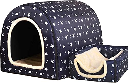 Haustierhäuser Geräumiges und bequemes Hundebett Beruhigendes und gemütliches Premium-Höhlen-Haustierbett für Katzen und kleine Hunde. Bedecktes Schlafkissen Neu Haustierhäuser Geräumiges und bequemes Hundebett Beruhigendes und gemütliches Premium-Höhlen-Haustierbett für Katzen und kleine Hunde. Bedecktes Schlafkissen Neu von HSHTTKL