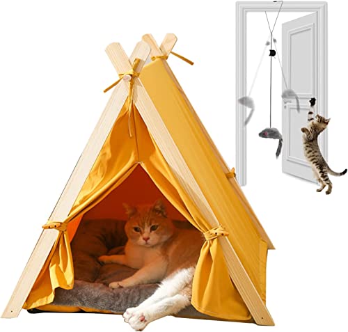 Haustierhäuser Halbgeschlossenes Haustierzelt für Katzen, stabiles und Nicht zusammengeklapptes Hundehaus für den Innenbereich, mit dickem Kissen, waschbare Minizelte für Haustiere Neu Haustierhäuser Halbgeschlossenes Haustierzelt für Katzen, stabiles und Nicht zusammengeklapptes Hundehaus für den Innenbereich, mit dickem Kissen, waschbare Minizelte für Haustiere Neu von HSHTTKL