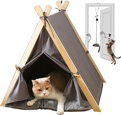 Haustierhäuser Halbgeschlossenes Haustierzelt für Katzen, stabiles und Nicht zusammengeklapptes Hundehaus für den Innenbereich, mit dickem Kissen, waschbare Minizelte für Haustiere Neu Haustierhäuser Halbgeschlossenes Haustierzelt für Katzen, stabiles und Nicht zusammengeklapptes Hundehaus für den Innenbereich, mit dickem Kissen, waschbare Minizelte für Haustiere Neu von HSHTTKL