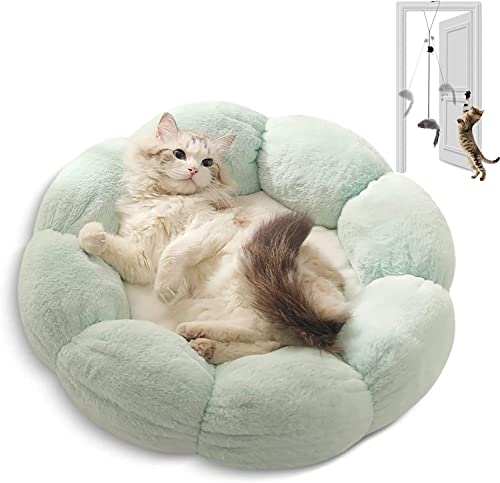 Haustierhäuser Katzenbett in Blumenform, doppelt gefüllte Baumwolle, weich und bequem, rutschfest, stabil und Nicht zusammengeklappt, waschbar Neu Haustierhäuser Katzenbett in Blumenform, doppelt gefüllte Baumwolle, weich und bequem, rutschfest, stabil und Nicht zusammengeklappt, waschbar Neu von HSHTTKL