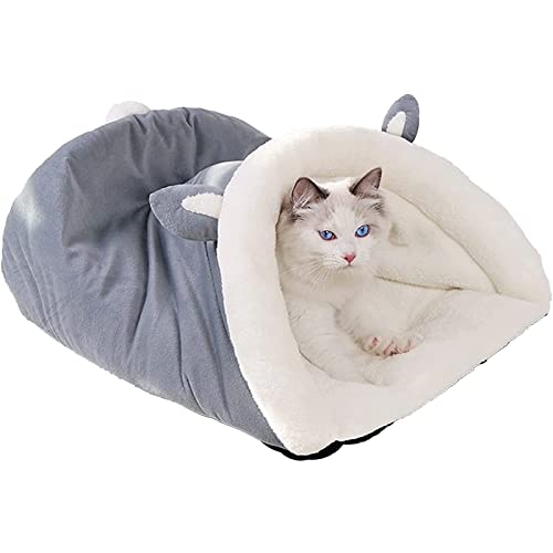 Haustierhäuser Katzenschlafsack Warmer und feuchtigkeitsfester Rutschfester Boden Hochwertiges Haustierbett Selbstwärmender Kuschelsack in Häschenform Katze Neu Haustierhäuser Katzenschlafsack Warmer und feuchtigkeitsfester Rutschfester Boden Hochwertiges Haustierbett Selbstwärmender Kuschelsack in Häschenform Katze Neu von HSHTTKL