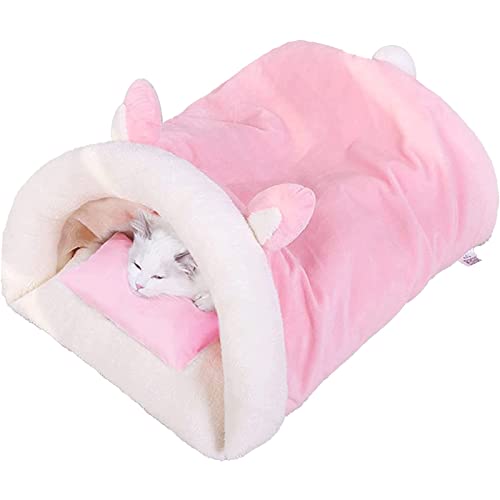 Haustierhäuser Katzenschlafsack Warmer und feuchtigkeitsfester Rutschfester Boden Hochwertiges Haustierbett Selbstwärmender Kuschelsack in Häschenform Katze Neu Haustierhäuser Katzenschlafsack Warmer und feuchtigkeitsfester Rutschfester Boden Hochwertiges Haustierbett Selbstwärmender Kuschelsack in Häschenform Katze Neu von HSHTTKL